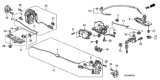 Diagram for Honda Element Door Lock - 74801-SCV-A31