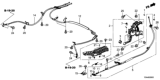 Diagram for Honda Parking Brake Cable - 47560-T0A-A02