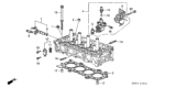 Diagram for Honda Element Cylinder Head Gasket - 12251-RAA-A02