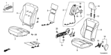 Diagram for 2013 Honda Accord Seat Cushion - 81137-T3L-A01