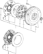 Diagram for 1975 Honda Civic Clutch Disc - 22200-PA5-000