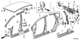 Diagram for Honda Fit Fuel Door - 74480-TF0-010ZJ