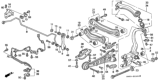 Diagram for 1993 Honda Accord Trailing Arm - 52371-SL5-A01