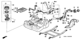 Diagram for Honda Fuel Pump - 17045-S5A-A00