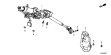 Diagram for 2022 Honda CR-V Hybrid Steering Column - 53200-TLA-A61