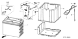 Diagram for 2006 Honda Element Battery Cable - 32600-SCV-A00