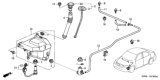 Diagram for 2004 Honda Civic Washer Reservoir - 76840-S5B-013