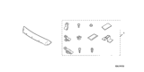 Diagram for 2006 Honda Odyssey Air Deflector - 08P47-SHJ-100