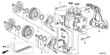 Diagram for 2012 Honda Civic A/C Compressor - 38810-R1A-A01