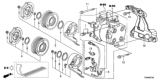 Diagram for 2013 Honda Civic A/C Clutch - 38900-R1A-A02