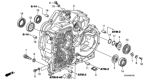 Diagram for 2007 Honda Accord Bellhousing - 21111-RCL-020