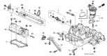 Diagram for Honda Accord Fuel Injector - 06164-PAA-L40