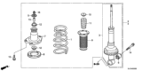 Diagram for Honda Ridgeline Shock Absorber - 52611-SJC-A03