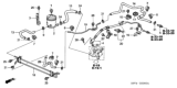 Diagram for 2003 Honda Odyssey Power Steering Hose - 53731-S0X-A00