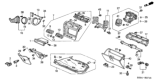 Diagram for 2005 Honda Civic Glove Box - 77530-S5T-A00ZA