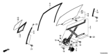 Diagram for 2014 Honda Civic Auto Glass - 73350-TR3-R00