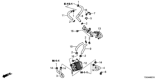 Diagram for Honda Oil Cooler - 25560-5DE-003