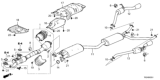 Diagram for 2016 Honda Accord Exhaust Hanger - 18215-SJA-A51