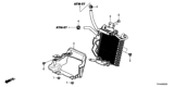 Diagram for Honda Oil Cooler - 25500-5TA-A01