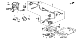 Diagram for 2002 Honda Accord Air Bag Control Module - 77960-S84-A96