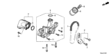 Diagram for Honda Oil Pump - 15100-5BA-A01