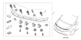 Diagram for Honda Odyssey Air Deflector - 08P47-TK8-100