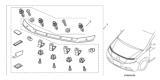Diagram for 2012 Honda Odyssey Air Deflector - 08P47-TK8-100