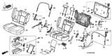 Diagram for 2011 Honda Pilot Seat Cover - 81721-SZA-A21ZC