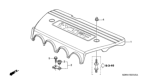 Diagram for 2004 Honda Element Engine Cover - 17121-RAA-A00