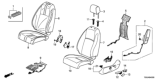 Diagram for 2019 Honda Civic Seat Cover - 81531-TBA-A12ZG