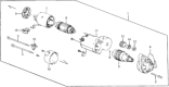 Diagram for Honda CRX Starter Drive - 31204-PM3-J01