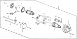 Diagram for 1991 Honda CRX Starter Drive - 31204-PM3-J01