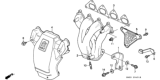 Diagram for 1993 Honda Accord Exhaust Heat Shield - 18120-PT6-A00