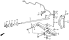 Diagram for Honda CRX Radius Arm Bushing - 51395-SH3-004