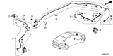 Diagram for 2014 Honda Accord Antenna - 39150-T2A-A01ZE