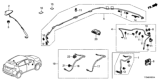 Diagram for 2020 Honda HR-V Antenna - 39150-T7W-A11ZN