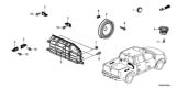 Diagram for 2022 Honda Ridgeline Car Speakers - 39120-T6Z-A21