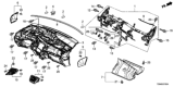 Diagram for 2012 Honda Civic Instrument Panel - 77100-TR6-A00ZP