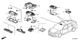 Diagram for 2020 Honda Civic Consoles - 34440-TBA-A01ZA