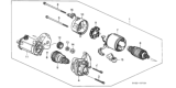 Diagram for 1991 Honda CRX Starter Motor - 31200-PM3-J01