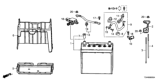 Diagram for Honda Clarity Electric Battery Tray - 31521-T3V-A00