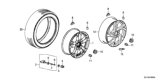 Diagram for 2016 Honda CR-Z Wheel Cover - 44732-SZT-J30