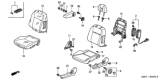 Diagram for 2005 Honda Civic Seat Cushion - 81532-S5P-A64