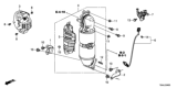 Diagram for 2017 Honda Civic Oxygen Sensor - 36532-5AA-A51