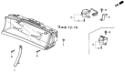 Diagram for 1993 Honda Prelude Speed Sensor - 78410-SM4-003