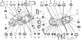 Diagram for Honda Pilot Body Mount Hole Plug - 91602-SV4-003