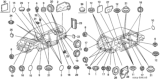 Diagram for 1998 Honda Accord Body Mount Hole Plug - 91602-SV4-003