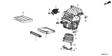 Diagram for 2013 Honda Civic Blend Door Actuator - 79350-TS8-A01