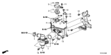 Diagram for 2017 Honda Clarity Fuel Cell Thermostat - 3H500-5WM-A11