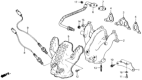 Diagram for 1989 Honda Accord Oxygen Sensor - 36531-PJ0-L01